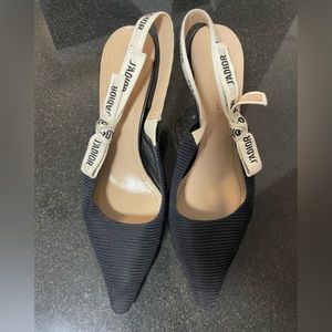 Dior Black Slingbacks